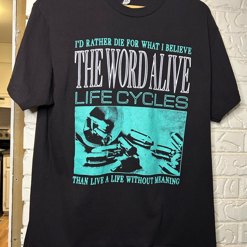The Word Alive - Life Cycles Album Shirt - Size Large